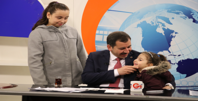 Başkan Baydilli'ye Çocuklarından Canlı Yayın Sürprizi