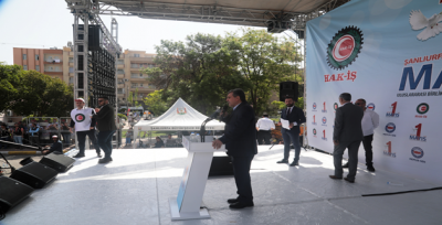 Başkan Beyazgül, "İşçilerimizin Alın Terini Ve Emeğini Saygı İle Selamlıyorum"