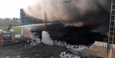 Başkan Beyazgül, Yangın Alanında İncelemelerde Bulundu