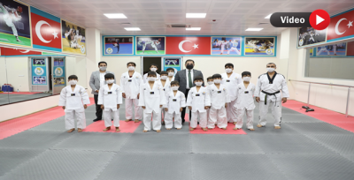 Başkan Canpolat Genç Sporcuları Ziyaret Etti