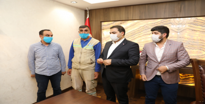 Başkan Canpolat Örnek Davranış Sergileyen Personeli Ödüllendirdi