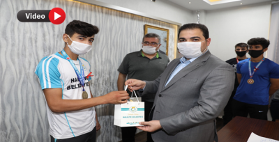 Başkan Canpolat Şampiyonları Misafir Etti