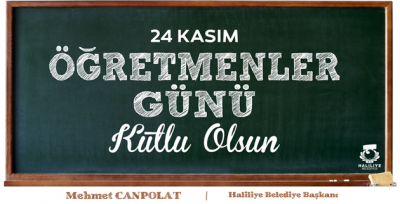 Başkan Canpolat'tan 24 Kasım Öğretmenler Günü Mesajı