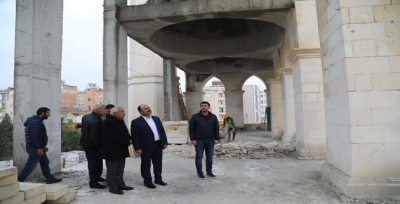 Başkan Çiftçi, 11 Nisan Külliyesindeki Çalışmaları İnceledi