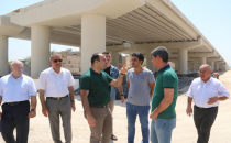 Başkan Çiftçi, Sırrın Köprülü Kavşağı Tam Hız İlerliyor