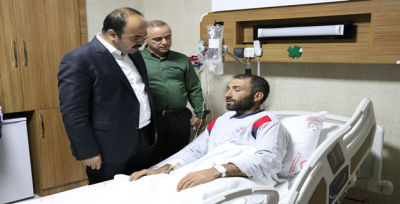 Başkan Çiftçi, Yaralı İşçileri Ziyaret Etti