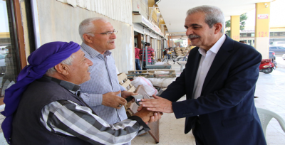 Başkan Demirkol, Şıra Pazarı Esnafını Ziyaret Etti