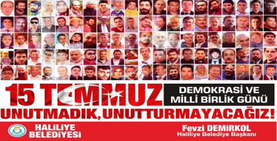 Başkan Demirkol'un 15 Temmuz Mesajı