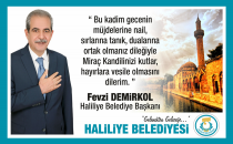 Başkan Demirkol'un Miraç Kandili Mesajı