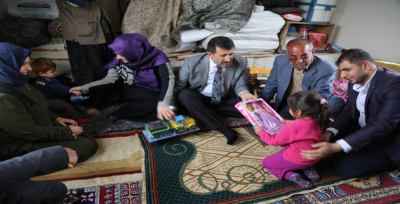 Başkan Ekinci Çat Kapı Ev Ziyaretlerine Devam Ediyor