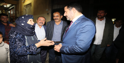 Başkan Ekinci Gece Gündüz Sahada