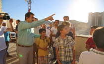 Başkan Ekinci Gündüz Sahada Gece Nöbette