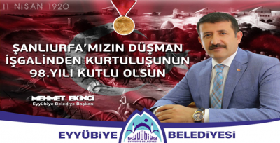 Başkan Ekinci'den 11 Nisan Mesajı