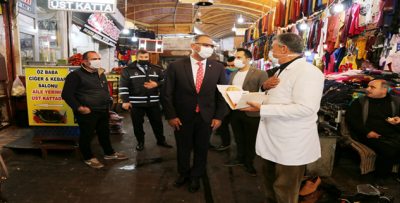 Başkan Kuş, Esnafla Birlikte Dua Etti