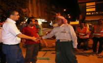 Başkan Sahur Vakti İnceleme Yaptı