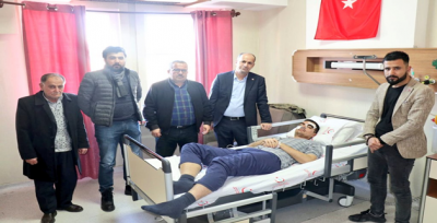 Başkan Yavuz, Yaralı Askerleri Ziyaret Etti