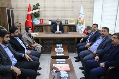 Başkan Yıldız'dan Saraç ve Kırıkçı'ya Hayırlı Olsun Ziyareti