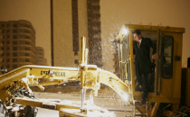 Baydilli Karla Mücadelede Ekiplerin Başında Durdu