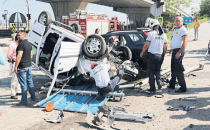 Bayram'da meydana gelen kazalarda, 42 ölü, 226 yaralı