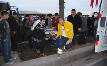 Belediye otobüsü yayayı çarptı vatandaş isyan etti