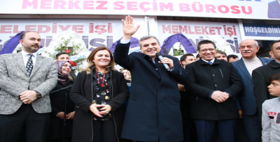 Beyazgül Halfeti Seçim Bürosu Açtı