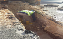 Bir haftalık asfalt bu hale geldi