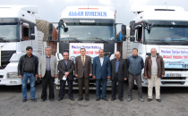 İnsanı yardım tırları yola çıktı