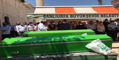 Boğulan 3 çocuk Urfa'da toprağa verildi