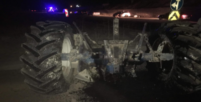 Bozova Yolunda Traktör İle Otomobil Çarpıştı 2 Yaralı