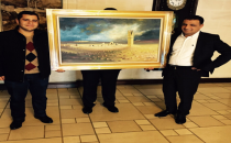 Burs için tablo satışı yapıldı