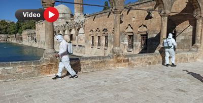 Büyükşehir Balıklıgöl'ü Ve Hz. İbrahim Makamını Dezenfekte Etti