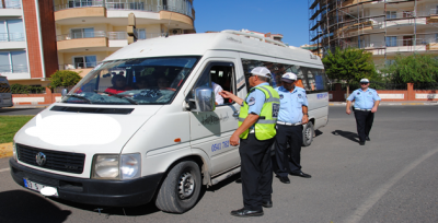 Büyükşehir Belediyesi'nden Okul Servislerine Denetim