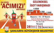 Büyükşehir Belediyesinden Ödüllü İsot Yarışması