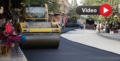  Büyükşehir Bostancılar Caddesini Asfaltla Buluşturdu