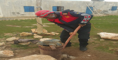 Büyükşehir itfaiyesi yavru köpeği kurtardı