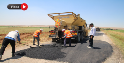 Büyükşehir Kırsal Yolların Kalitesini Artıyor