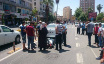 Büyükşehir önünde meydana gelen kazada küçük çocuk yaralandı