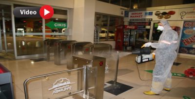 Büyükşehir'de Hijyen Ve Dezenfekte Ön Planda