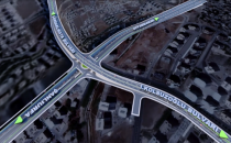 Büyükşehir'den 3 Katlı Köprülü Kavşak