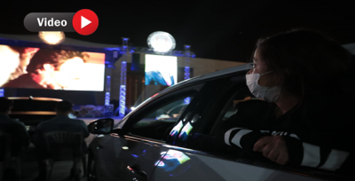 Büyükşehir'den Arabada Hem Sinema Hem De Milli Maç Keyfi 