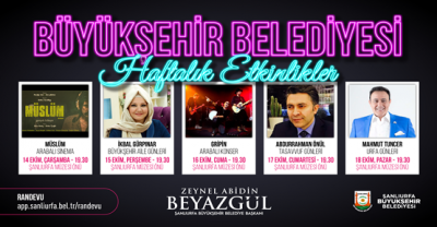 Büyükşehir'den Kültür, Sanat, Edebiyat Ve Film Festivali