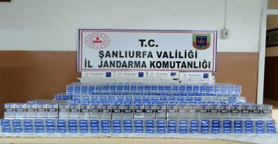 Ceylanpınar'da çok sayıda kaçak sigara ele geçirildi
