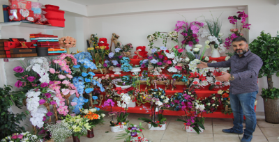 Çiçekçilerde 14 Şubat yoğunluğu 