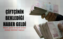 Çiftçilere müjde..