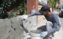 Çimentoya hayallerini yansıtıyor