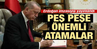 Cumhurbaşkanı Erdoğan İmzaladı!