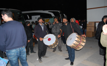 Davulcular bayram etti