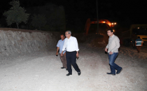 Demirkol, Gece Mesaisini Yerinde Denetledi