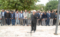 Dergah'ta gıyabı cenaze namazı kılındı