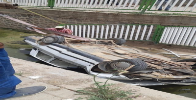 Direksiyon Hâkimiyetini Kaybetti Dereye Uçtu